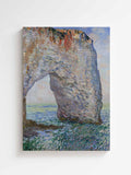 Claude Monet Manneporte Etretat canvas wall art – large Impressionist coastal painting print from Atora Gallery. Elegant, dramatic decor inspired by nature. High quality print