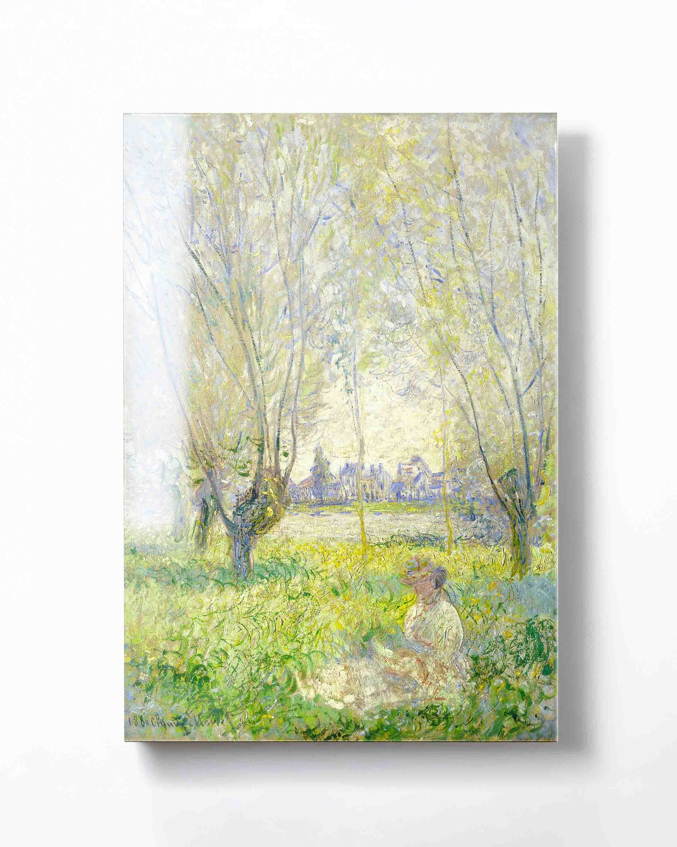Claude Monet Glas painting