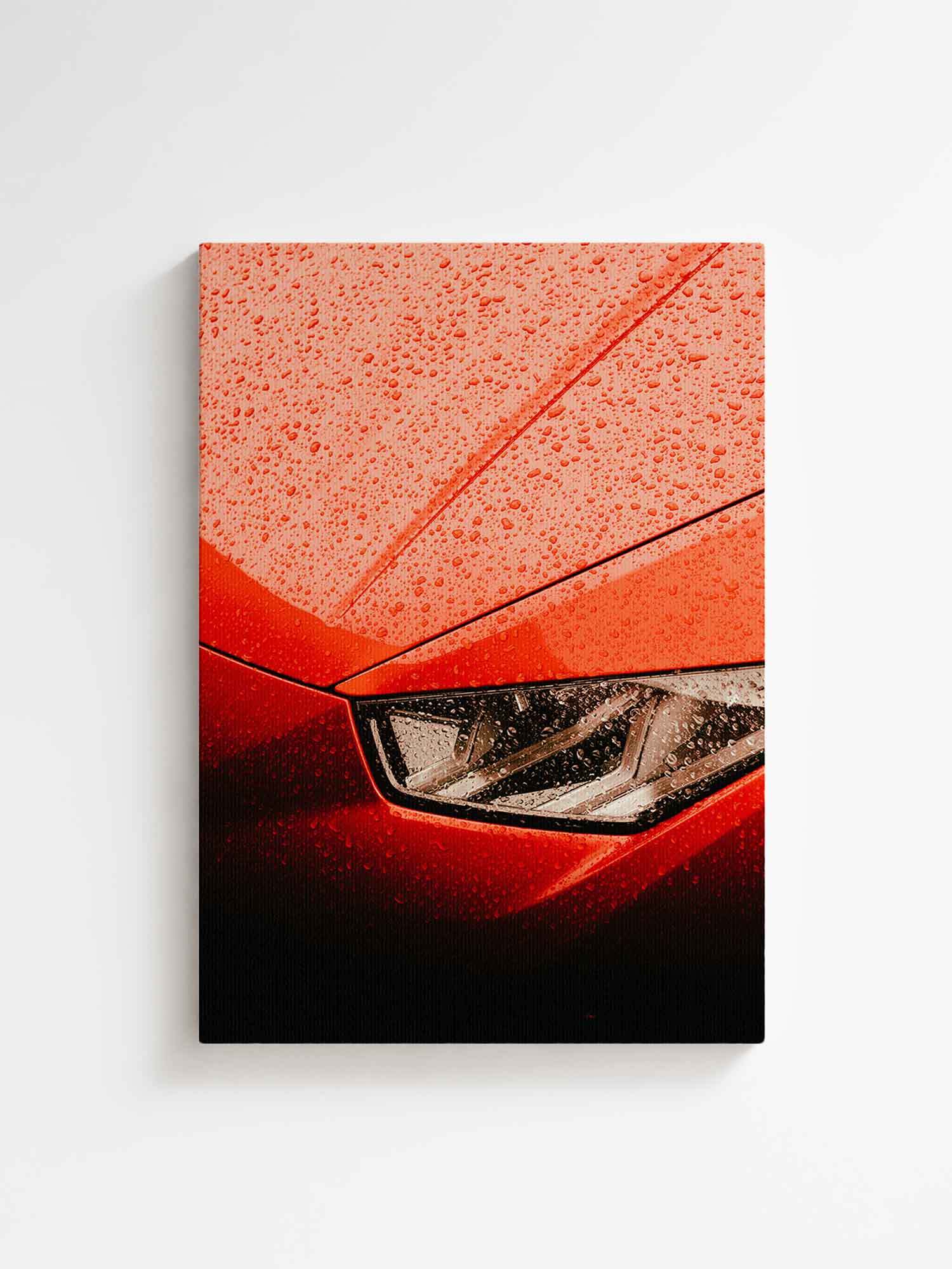 Add bold sophistication and modern automotive style to your interior with this striking canvas artwork. printed on high quality canvas