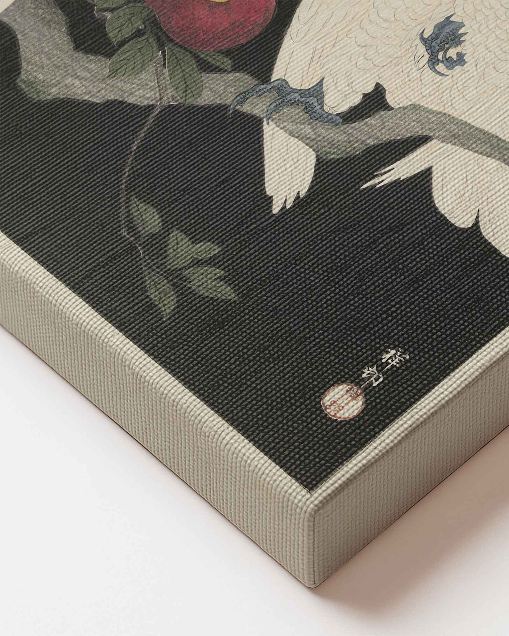 Ohara Koson - Cockatoo and pomegranate printed on premium canvas art painting