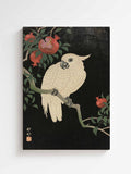 Ohara Koson - Cockatoo and pomegranate design two printed on premium canvas Japanese artist 