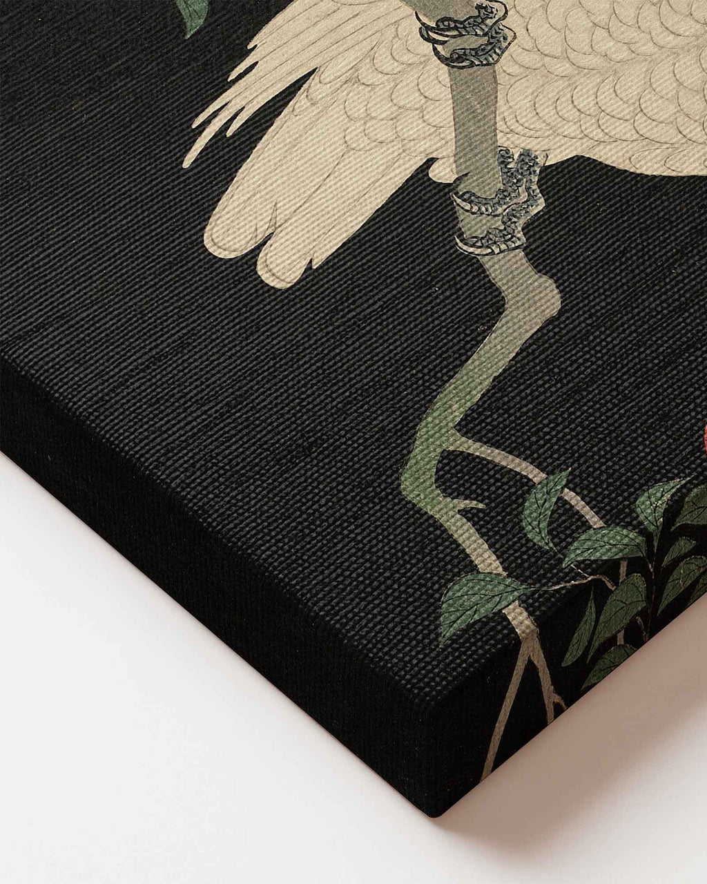 Ohara Koson - Cockatoo and pomegranate design two printed on premium canvas Japanese artist close up of material