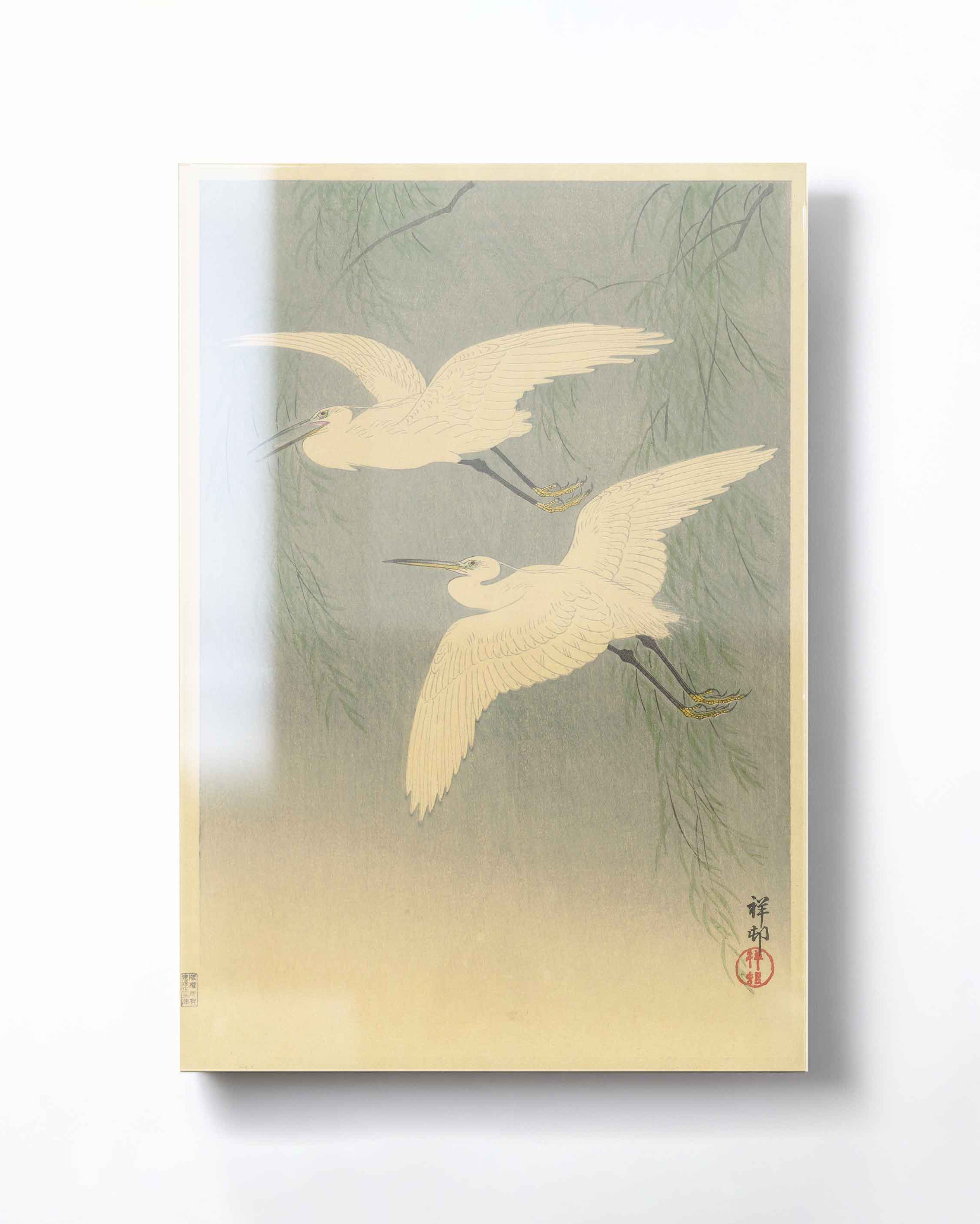 Ohara Koson - Little Egrets in flight