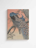 Ohara Koson - Two Colourful Peacocks printed on high quality canvas botanical japanese art